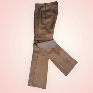 ❌SOLD❌Bronze metallic leather pants